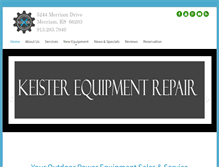 Tablet Screenshot of keisterrepair.com